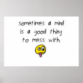 Mess met een geest poster (Voorkant)