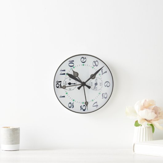 Mess met je hoofdklok ronde klok (Huis)