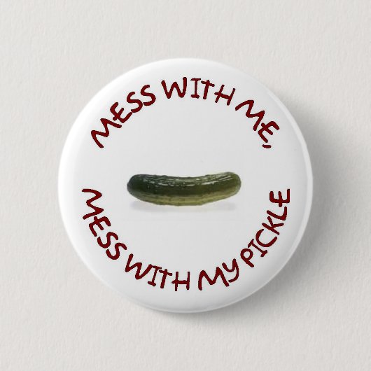 MESS MET ME RONDE BUTTON 5,7 CM (Voorkant)