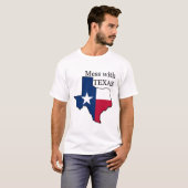 Mess met Texas T-shirt (Voorkant volledig)