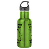 Mess niet met de Alphorn Player Waterfles (Voorkant)