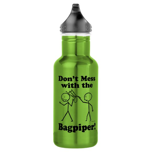 Mess niet met de Bagpiper Waterfles (Rechts)