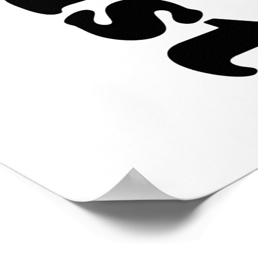 Mess niet met de bassonist poster (Hoek)