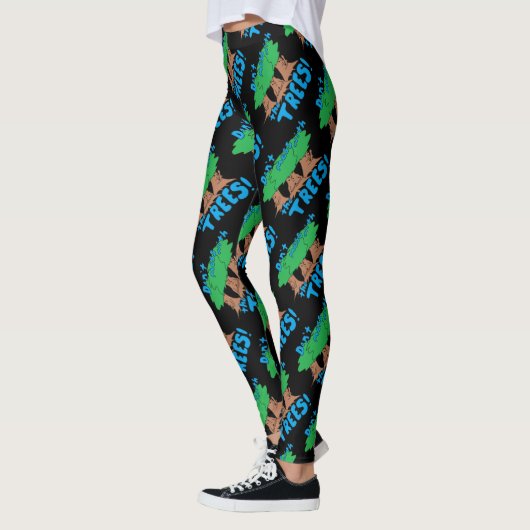 Mess niet met de BOMEN! Leggings (Links)