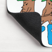 Mess niet met de BOMEN! Muismat (Hoek)