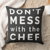 Mess niet met de Chef Kussen (Deken)