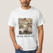 Mess niet met de 'Munk'. T-shirt (Voorkant)