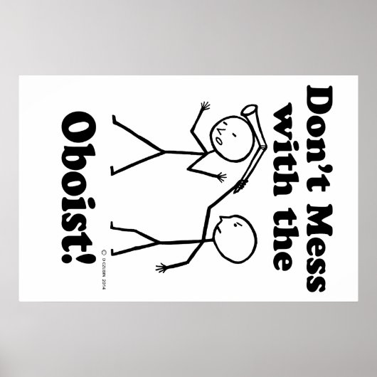 Mess niet met de oboïst poster (Voorkant)