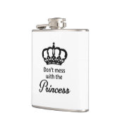 Mess niet met de prinses heupfles (Links)