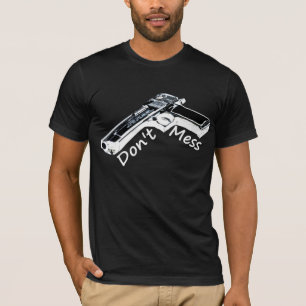 Mess niet met de slagman t-shirt