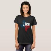 Mess niet met de  Texas Longhorn Lone Star S T-shirt (Voorkant volledig)