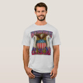 Mess niet met de VS! T-shirt (Voorkant volledig)