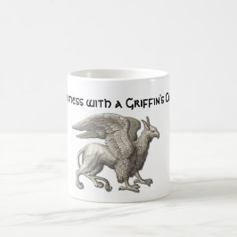 Mess niet met een griffins koffie koffiemok