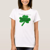 Mess niet met een Irish Lass Funny T-Shirt (Voorkant)
