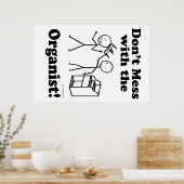 Mess niet met het organisme poster (Keuken)