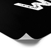 Mess niet met me Vacuum Cleaner Pun Dark BG Poster (Hoek)