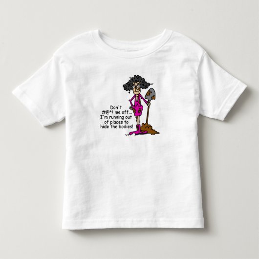 Mess niet met mij kinder shirts (Voorkant)
