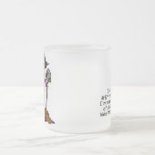 Mess niet met mij matglas koffiemok (Center)