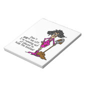 Mess niet met mij notitieblok (Linkerzijde)