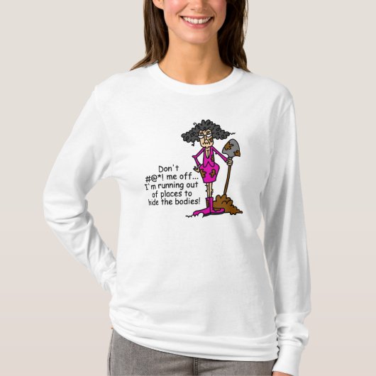 Mess niet met mij t-shirt (Voorkant)