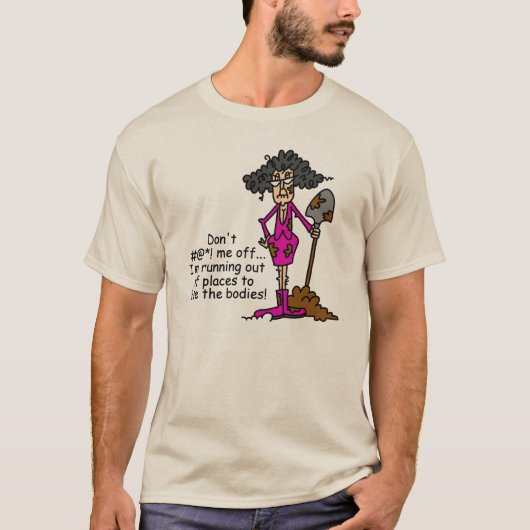 Mess niet met mij t-shirt (Voorkant)