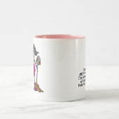 Mess niet met mij tweekleurige koffiemok (Center)