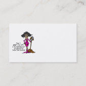 Mess niet met mij visitekaartje (Achterkant)