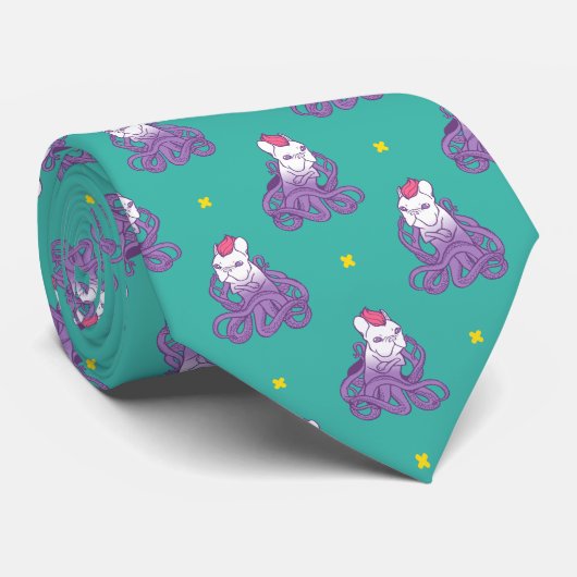 Mess niet met mijn franchie design stropdas (Opgerold)