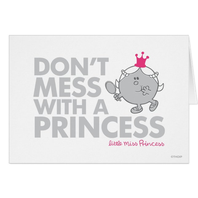 Mess niet met Miss Princess (Voorkant Horizontaal)