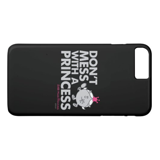 Mess niet met Miss Princess Case-Mate iPhone Case (Achterkant (Horizontaal))