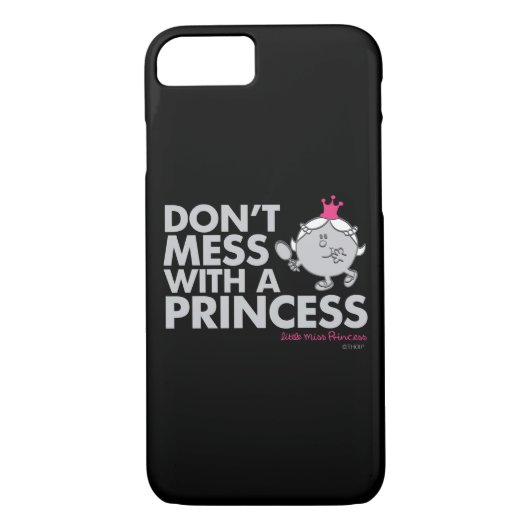 Mess niet met Miss Princess Case-Mate iPhone Case (Achterkant)