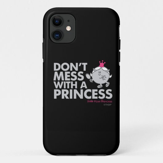Mess niet met Miss Princess Case-Mate iPhone Case (Achterkant)
