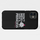 Mess niet met Miss Princess Case-Mate iPhone Case (Achterkant (horizontaal))