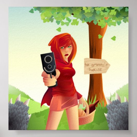 Mess niet met rood poster (Voorkant)