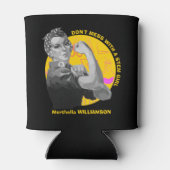 Mess niet met STEM Girl Blikjeskoeler (Achterkant)