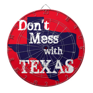 Mess niet met Texas Dartboard Dartbord