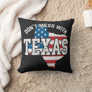 Mess niet met Texas Kussen