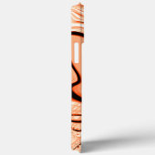 Mess of brown wavy strokes in verschillende richti Case-Mate iPhone case (Achterkant / Rechts)