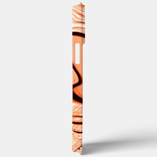 Mess of brown wavy strokes in verschillende richti Case-Mate iPhone case (Achterkant / Rechts)