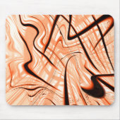 Mess of brown wavy strokes in verschillende richti muismat (Voorkant)