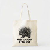 MESS ROND EN VIND PORCUPINE  TOTE BAG (Voorkant)