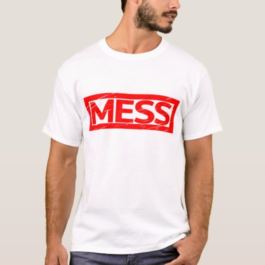 Mess Stamp T-shirt (Voorkant)