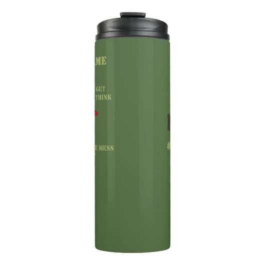 Mess tin tumbler thermosbeker (Voorkant)