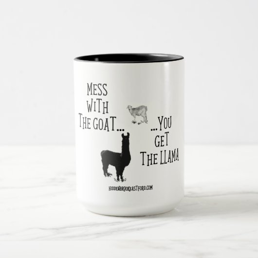 Mess with Goat Classic Mok (Midden)