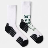 Mess With the Meow – Sweet but Psycho Cat Sokken (Rechts)