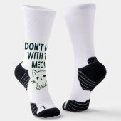 Mess With the Meow – Sweet but Psycho Cat Sokken (Gebogen)