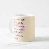 message d’amour pour elle et lui koffiemok (Voorkant links)