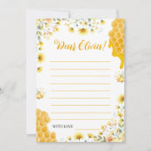 Message for the Future Bee Time Capsule Kaart (Voorkant)