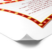 Message From The Bump Valentine Baby Shower Poster (Hoek)