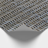 messagerie van de metaalketen armor middeleeuwse k cadeaupapier (Hoek)